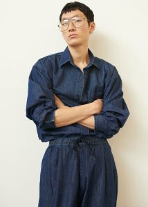Tops Men Blue Tanner Denim Shirt - Raw Wash The Frankie Shop - Image 5
