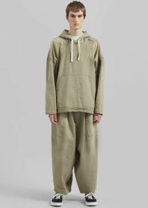 Tops Men Green Dassel Hoodie - Light Taupe The Frankie Shop - Image 3