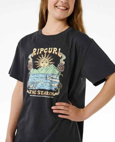 Tops & Tees Hibiscus Heat Art Tee Rip Curl Kids - Image 4