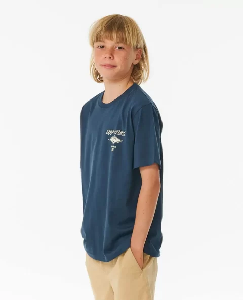 Tops & Tees Kids Fadeout Icon Tee Rip Curl - Image 3