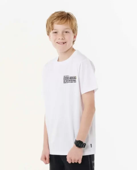 Tops & Tees Kids Rip Curl Eddie Would Go Poster Tee - Image 3