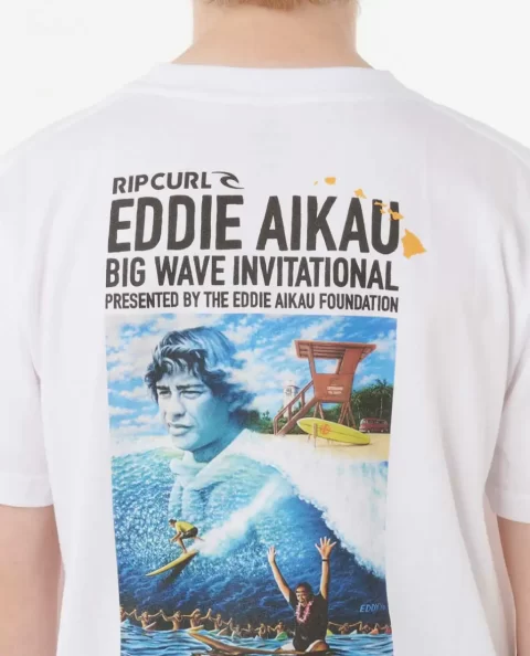 Tops & Tees Kids Rip Curl Eddie Would Go Poster Tee - Image 5