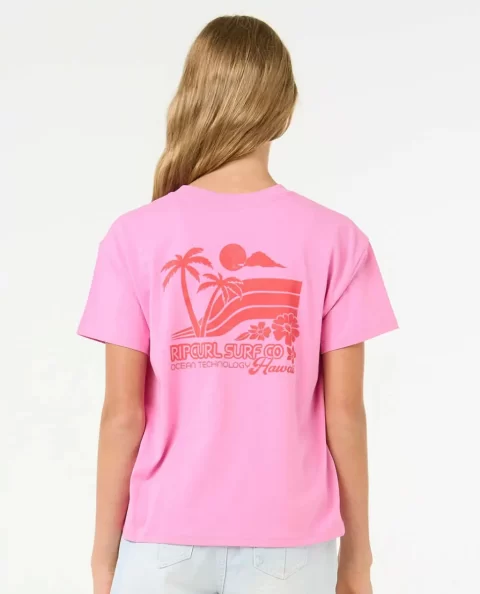 Tops & Tees Ocean Tech Relaxed Tee Kids Rip Curl - Image 3