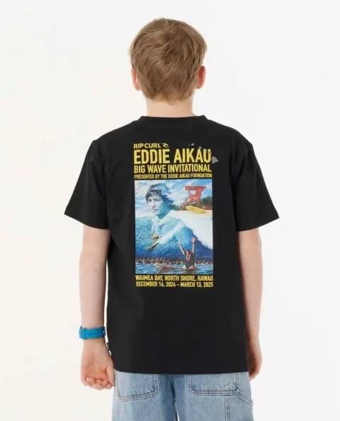 Tops & Tees Rip Curl Kids Eddie Would Go Poster Tee - Image 2