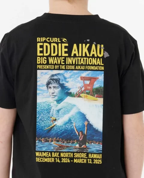 Tops & Tees Rip Curl Kids Eddie Would Go Poster Tee - Image 5