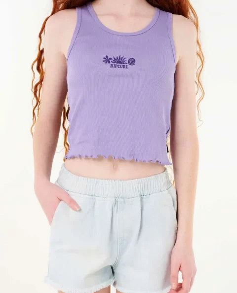 Tops & Tees Rip Curl Neon Isles Rib Tank Kids - Image 5