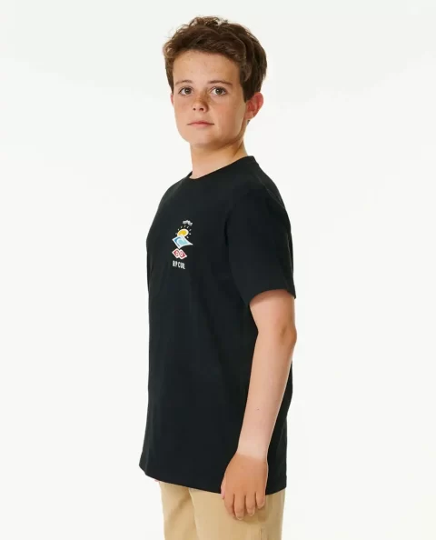 Tops & Tees Rip Curl Search Icon Tee Kids - Image 3
