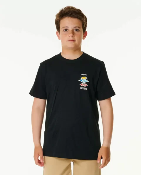 Tops & Tees Rip Curl Search Icon Tee Kids