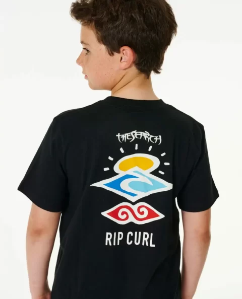 Tops & Tees Rip Curl Search Icon Tee Kids - Image 5