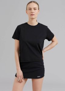 Tops The Frankie Shop Athens Tee - Black Women Black - Image 5