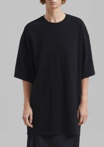 Tops The Frankie Shop Black Avak Oversized Tee - Black Women - Image 4