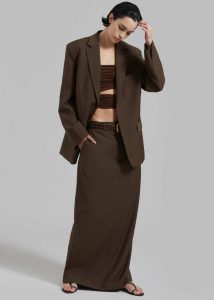 Tops The Frankie Shop Brown Elena Tube Top - Brown Women - Image 4