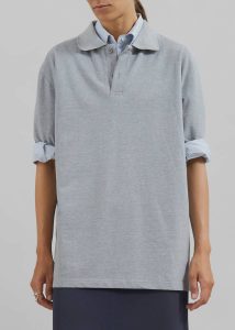 Tops The Frankie Shop Essen Polo - Grey Grey Women - Image 3