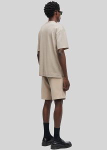 Tops The Frankie Shop Samsøe Samsøe Saparker T-Shirt - Greige Melange Beige Men - Image 5