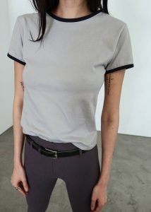 Tops Valko Tee - Grey Grey The Frankie Shop Women - Image 2
