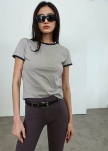 Tops Valko Tee - Grey Grey The Frankie Shop Women
