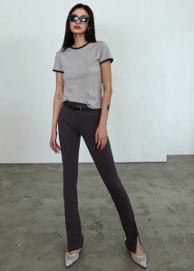 Tops Valko Tee - Grey Grey The Frankie Shop Women - Image 3