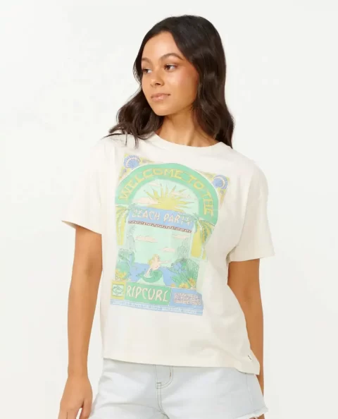 Tropicana Relaxed Tee Tees & Tanks Women Rip Curl - Image 2