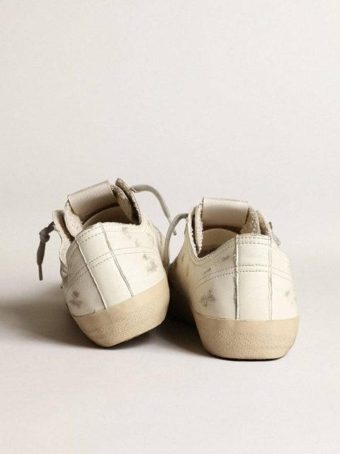 V-Star In Nappa Leather With Black Nubuck Leather Star Golden Goose V-Star Men - Image 4