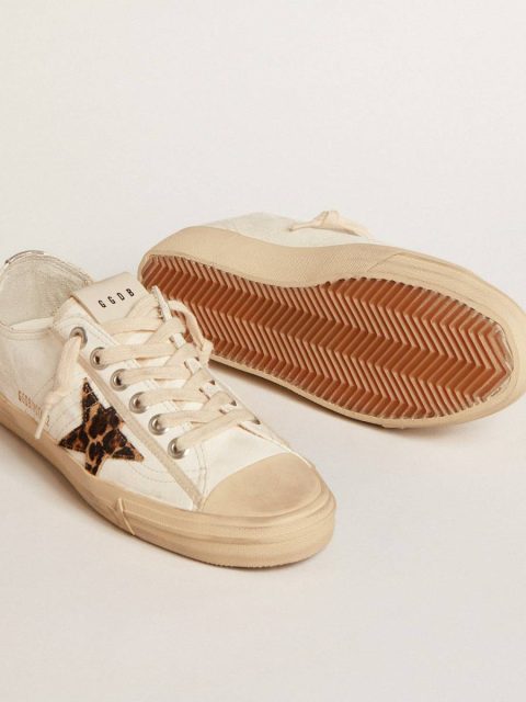 V-Star Ltd In Nappa With Pony Skin Star And Silver Heel Tab Women V-Star Golden Goose - Image 3