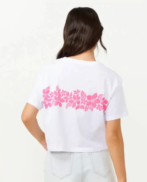 Waikiki Crop Tee Tees & Tanks Rip Curl Women - Image 2