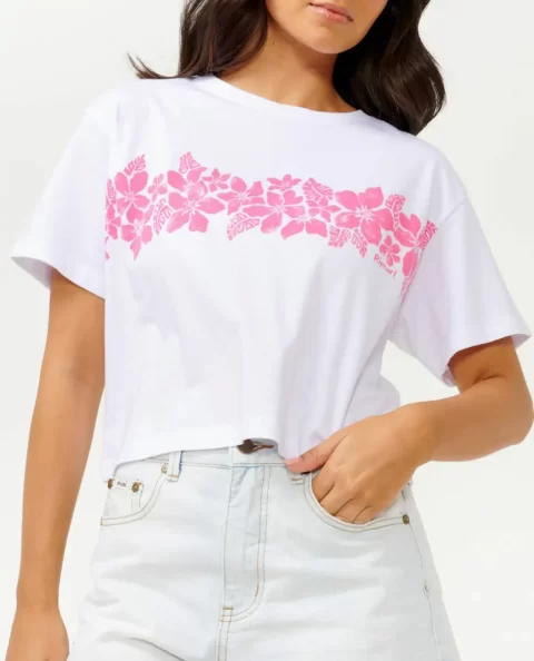 Waikiki Crop Tee Tees & Tanks Rip Curl Women - Image 4