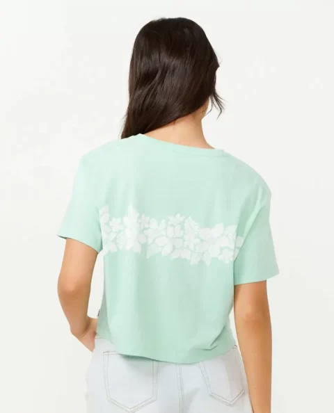 Waikiki Crop Tee Tees & Tanks Women Rip Curl - Image 3