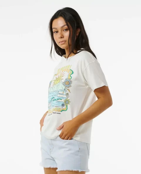 Wave Dancer Relaxed Tee Tees & Tanks Women Rip Curl - Image 2