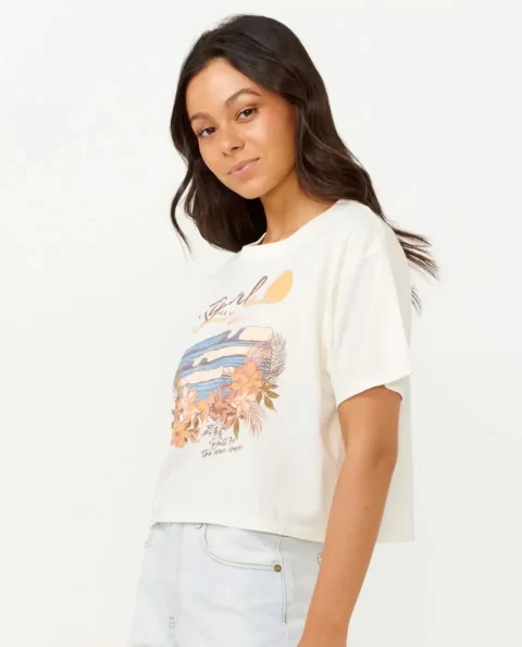 Wave Gliders Crop Tee Tees & Tanks Rip Curl Women - Image 2