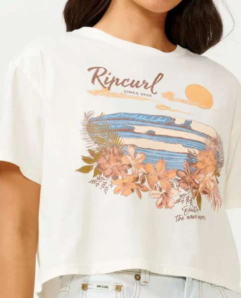 Wave Gliders Crop Tee Tees & Tanks Rip Curl Women - Image 5