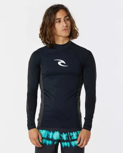 Waves Uv Long Sleeve Rash Guard Rip Curl Rash Guards Mens