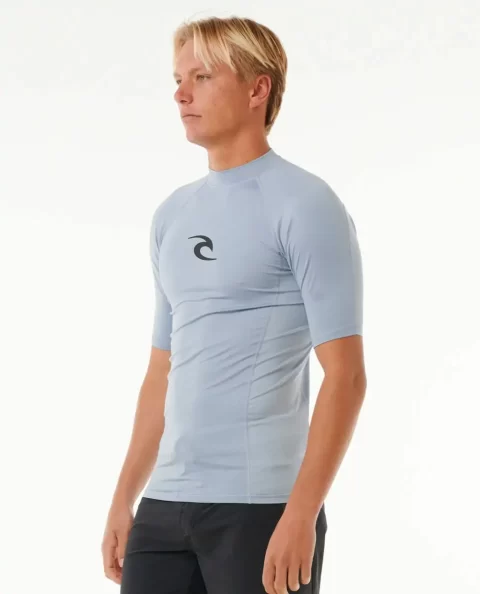 Waves Uv Short Sleeve Rash Guard Mens Rash Guards Rip Curl - Image 2