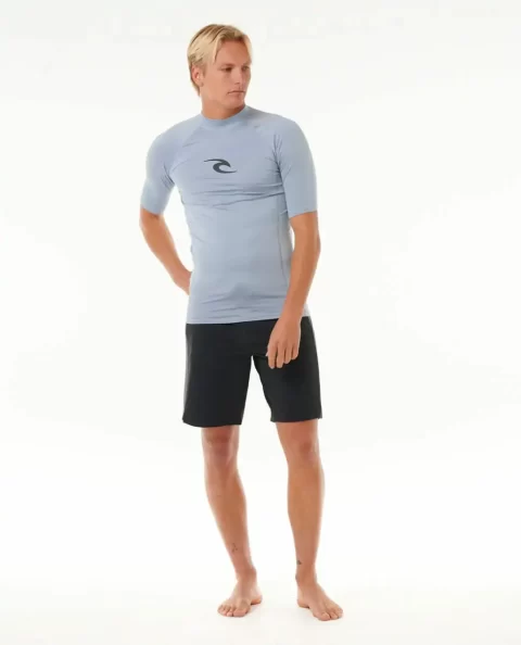 Waves Uv Short Sleeve Rash Guard Mens Rash Guards Rip Curl - Image 4