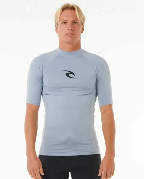 Waves Uv Short Sleeve Rash Guard Mens Rash Guards Rip Curl