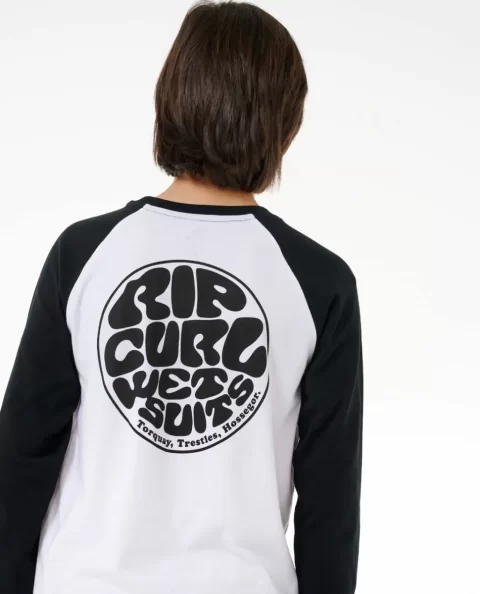 Wettie Icon Long Sleeve Tee Rip Curl Kids Tops & Tees