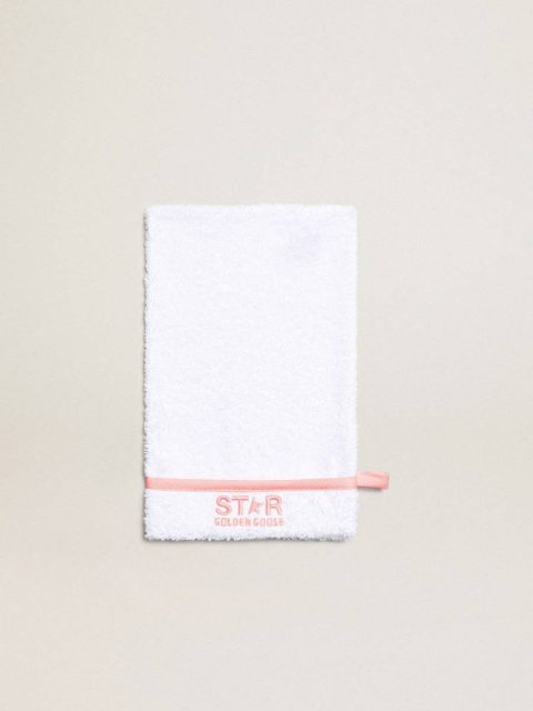 White And Milk White Newborns Golden Goose Kids Gift Set In White With Pink Trim And Logo - Image 5