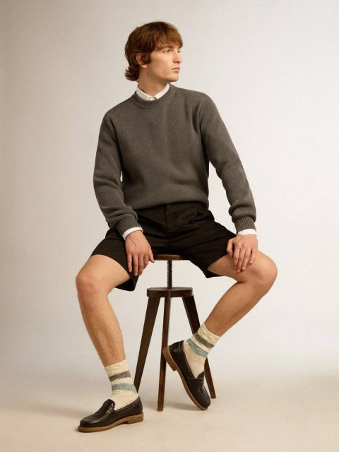 White Cotton Shirt Men Golden Goose Shirts White - Image 3