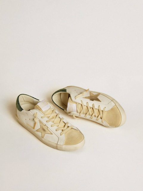 White Golden Goose Women Super-Star Women’s Super-Star Ltd With Leather Star And Swarovski Crystal Heel Tab - Image 2