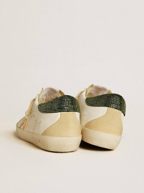 White Golden Goose Women Super-Star Women’s Super-Star Ltd With Leather Star And Swarovski Crystal Heel Tab - Image 4