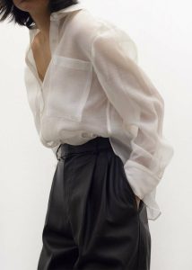 White Kier Blouse - Off White The Frankie Shop Tops Women