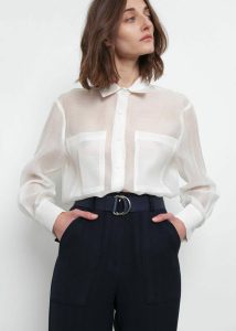 White Kier Blouse - Off White The Frankie Shop Tops Women - Image 3