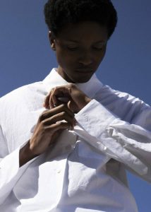 White Lui Organic Cotton Shirt - White The Frankie Shop Tops Women - Image 4
