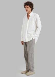 White Men Tops Sinclair Shirt - White The Frankie Shop