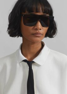 White Tops Arda Crop Polo - White The Frankie Shop Women