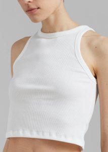 White Tops Maisy Tank Top - White Women The Frankie Shop - Image 2