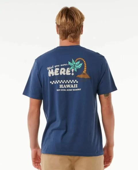 Wish You Were Here Desto Tee Rip Curl Tees & Tanks Mens - Image 3