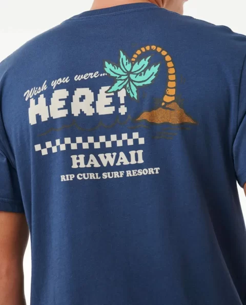 Wish You Were Here Desto Tee Rip Curl Tees & Tanks Mens - Image 5