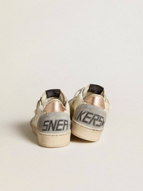 Women Ball Star In Nappa With Glitter Star And Metallic Heel Tab Golden Goose Ball Star - Image 4