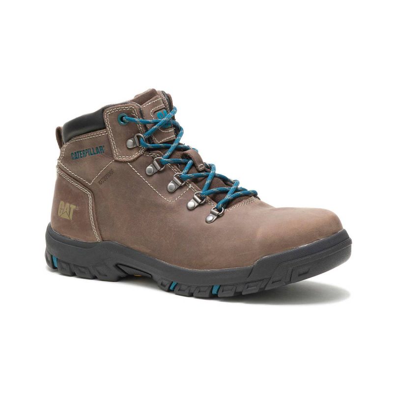 Women Bay Leaf Cat Boots Women's Mae Steel Toe Waterproof Work Boot - Image 3