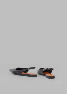 Women Black Flats Vagabond Hermine Slingbacks - Black The Frankie Shop - Image 3